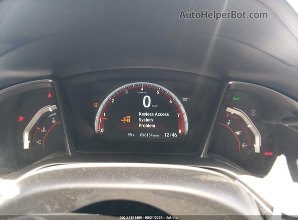 2HGFC1E54HH706683 2017 HONDA CIVIC Blue Vista de los asientos traseros