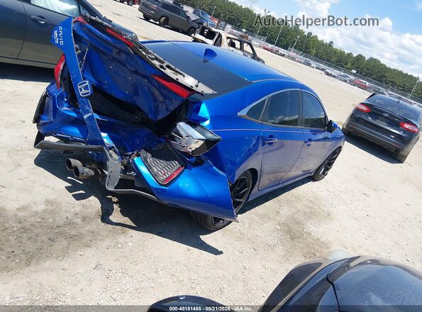 2HGFC1E54HH706683 2017 HONDA CIVIC Blue Trasero derecho