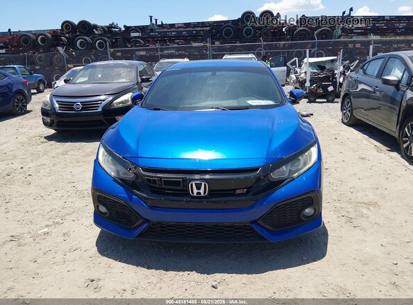 2HGFC1E54HH706683 2017 HONDA CIVIC Blue Vista interior trasera