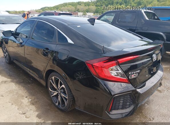 2HGFC1E56HH702795 2017 HONDA CIVIC Black Задня ліва чверть