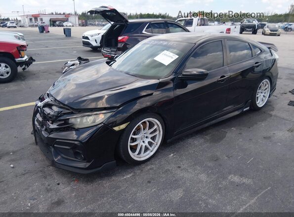2HGFC1E56JH709302 2018 HONDA CIVIC Black 