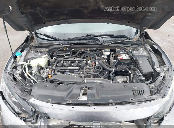 2HGFC1E57KH703574 2019 HONDA CIVIC Gray Вид ззаду