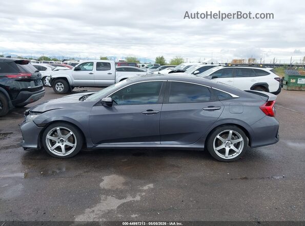 2HGFC1E57KH703574 2019 HONDA CIVIC Gray 