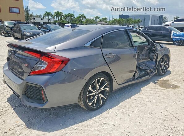 2HGFC1E57KH706006 2019 HONDA CIVIC Gray 