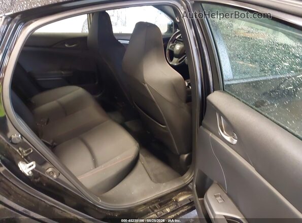 2HGFC1E58HH707660 2017 HONDA CIVIC Black Вид наклейки з VIN-кодом