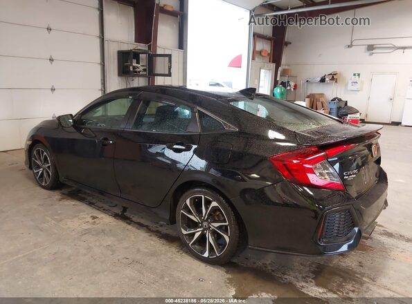 2HGFC1E58HH707660 2017 HONDA CIVIC Black Задня ліва чверть