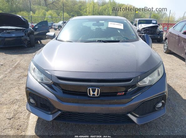 2HGFC1E59HH703987 2017 HONDA CIVIC Gray Вид щитка приладів