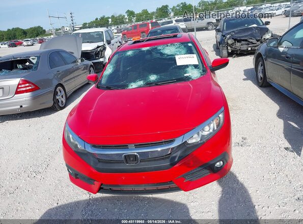 2HGFC1F30GH632271 2016 HONDA CIVIC Red Սարքավորումների վահանակի տեսք