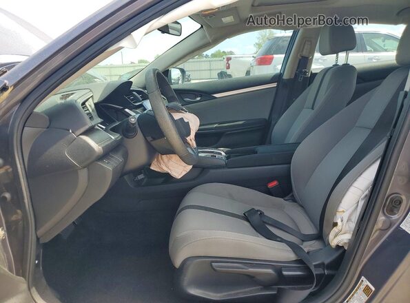 2HGFC1F30HH637097 2017 HONDA CIVIC Gray Widok wnętrza z przodu