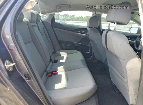 2HGFC1F30HH637097 2017 HONDA CIVIC Gray Widok tylnych siedzeń