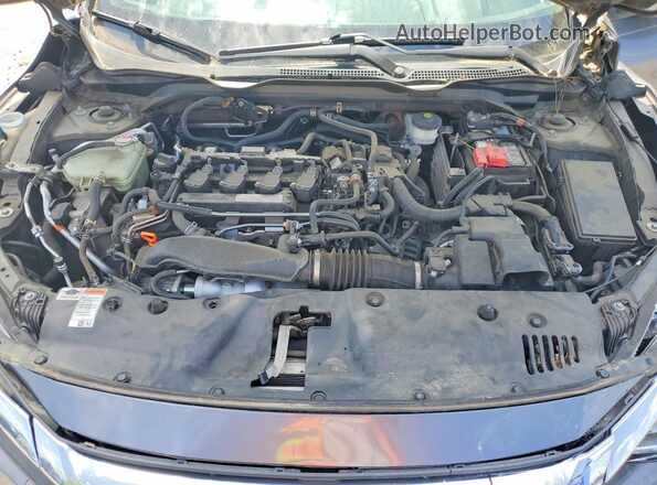 2HGFC1F30HH637097 2017 HONDA CIVIC Gray Widok wnętrza z tyłu