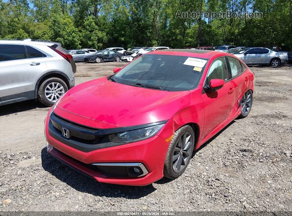 2HGFC1F30MH703657 2021 HONDA CIVIC Red Vista tres cuartos delantera izquierda