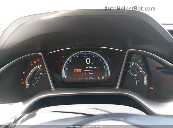 2HGFC1F30MH703657 2021 HONDA CIVIC Red Vista de los asientos traseros