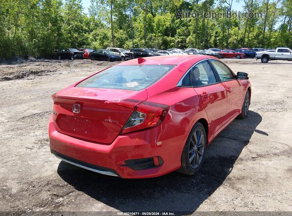 2HGFC1F30MH703657 2021 HONDA CIVIC Red Trasero derecho