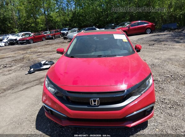 2HGFC1F30MH703657 2021 HONDA CIVIC Red Vista del cuadro de instrumentos