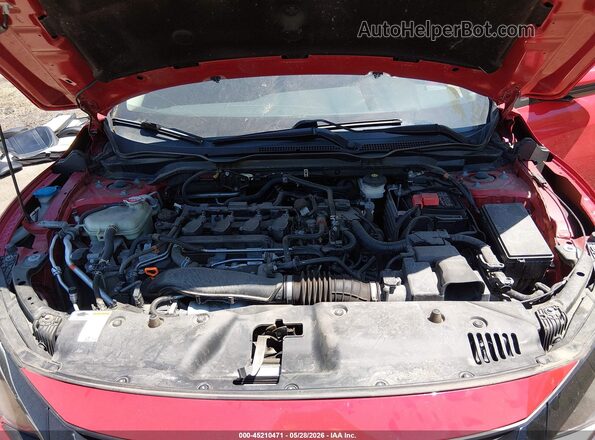2HGFC1F30MH703657 2021 HONDA CIVIC Red Vista trasera