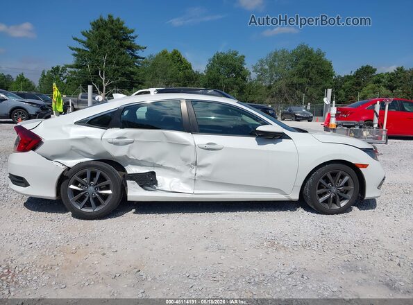 2HGFC1F31MH705918 2021 HONDA CIVIC White Widok wnętrza z tyłu