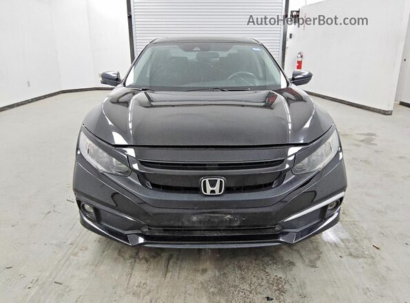 2HGFC1F32MH702459 2021 HONDA CIVIC Black წინა ხედი