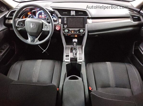 2HGFC1F32MH702459 2021 HONDA CIVIC Black წინა პანელის ხედი