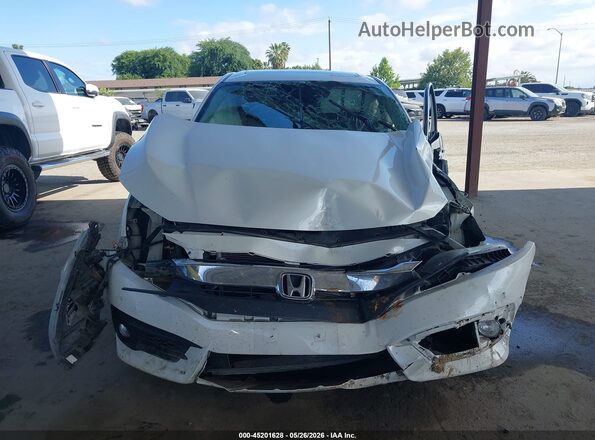2HGFC1F33JH642977 2018 HONDA CIVIC White Vista del cuadro de instrumentos