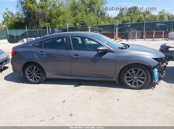 2HGFC1F38KH651272 2019 HONDA CIVIC Gray 