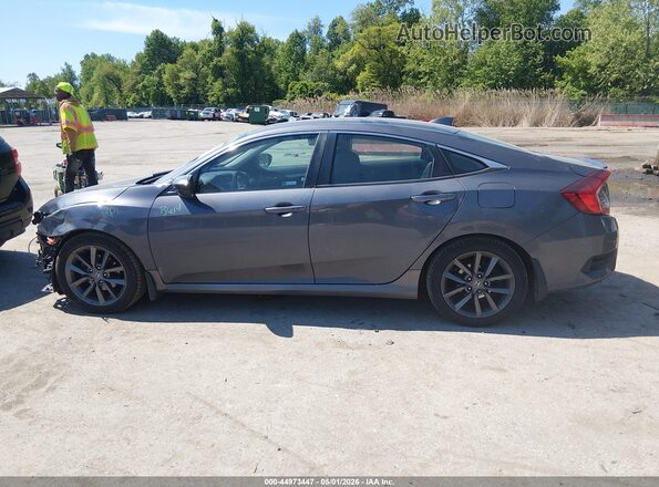 2HGFC1F38KH651272 2019 HONDA CIVIC Gray 
