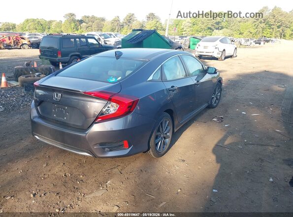 2HGFC1F39MH703091 2021 HONDA CIVIC Gray უკანა მარჯვენა