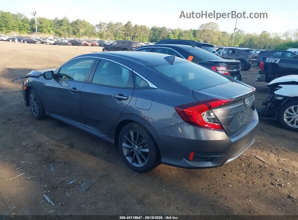 2HGFC1F39MH703091 2021 HONDA CIVIC Gray უკანა მარცხენა