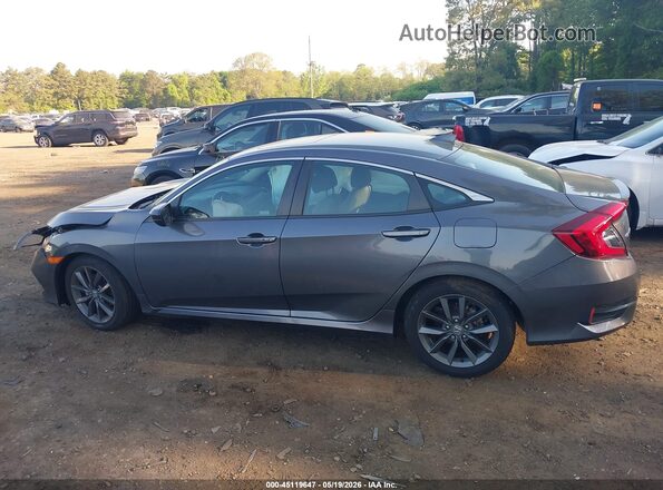 2HGFC1F39MH703091 2021 HONDA CIVIC Gray სალონის 360-გრადუსიანი ხედი
