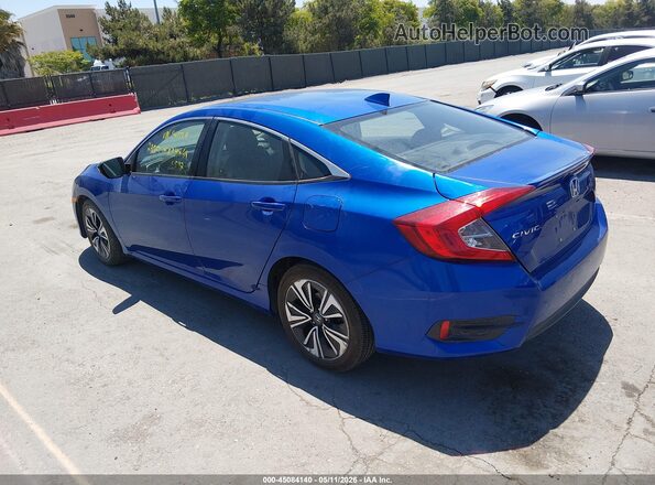 2HGFC1F3XHH646597 2017 HONDA CIVIC Blue Trasero izquierdo