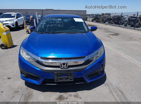 2HGFC1F3XHH646597 2017 HONDA CIVIC Blue Vista del cuadro de instrumentos