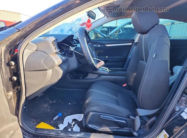 2HGFC1F3XHH656756 2017 HONDA CIVIC Black წინა სალონის ხედი