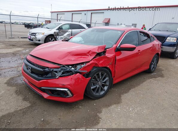 2HGFC1F3XLH680287 2020 HONDA CIVIC Red Front left