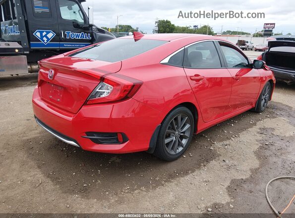 2HGFC1F3XLH680287 2020 HONDA CIVIC Red Rear right