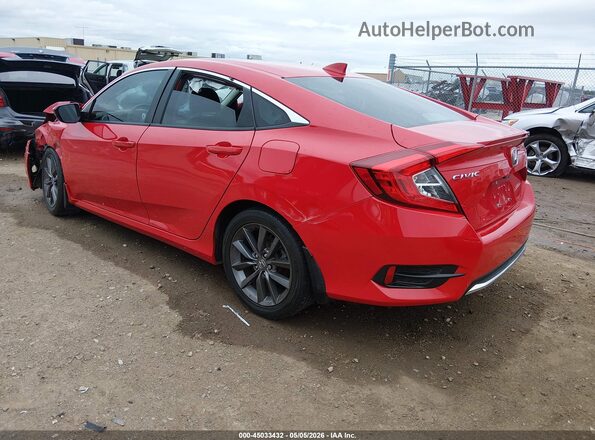 2HGFC1F3XLH680287 2020 HONDA CIVIC Red Rear left