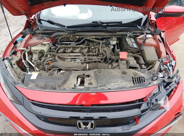 2HGFC1F3XLH680287 2020 HONDA CIVIC Red Rear view