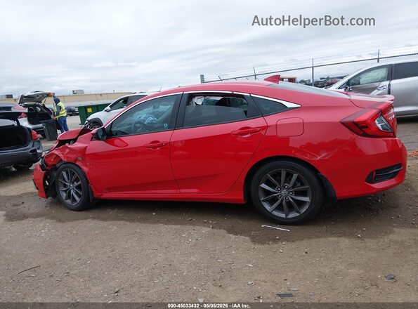 2HGFC1F3XLH680287 2020 HONDA CIVIC Red Rear interior view