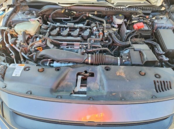 2HGFC1F3XMH705867 2021 HONDA CIVIC Gray Widok wnętrza z tyłu