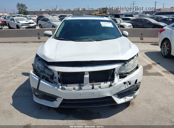 2HGFC1F71HH643915 2017 HONDA CIVIC White Вид щитка приладів