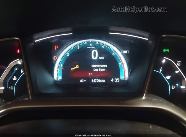 2HGFC1F72HH631224 2017 HONDA CIVIC Gray Вид задніх сидінь