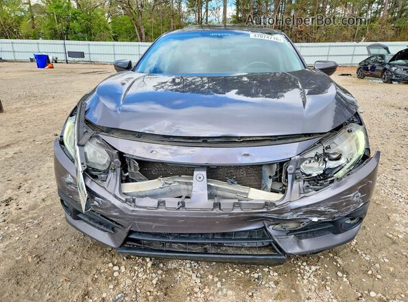 2HGFC1F73GH658592 2016 HONDA CIVIC Gray Widok z przodu