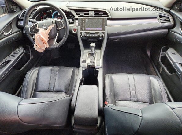 2HGFC1F73GH658592 2016 HONDA CIVIC Gray Widok deski rozdzielczej