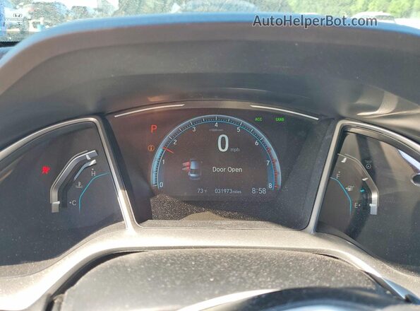 2HGFC1F76MH702399 2021 HONDA CIVIC Silver Widok zestawu wskaźników
