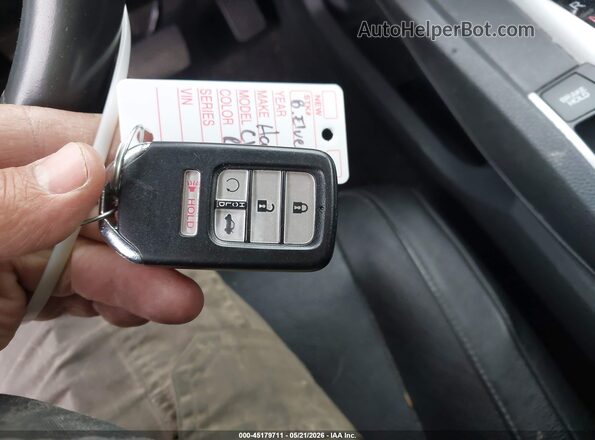 2HGFC1F79GH655499 2016 HONDA CIVIC Red Widok deski rozdzielczej