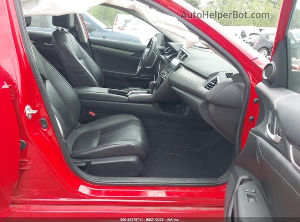 2HGFC1F79GH655499 2016 HONDA CIVIC Red Widok wnętrza z przodu