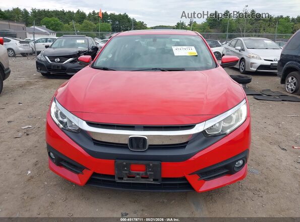2HGFC1F79GH655499 2016 HONDA CIVIC Red Widok wnętrza z tyłu
