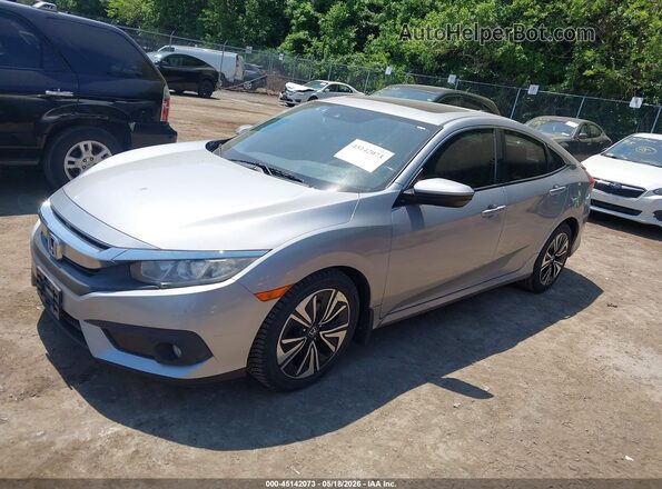 2HGFC1F81HH645625 2017 HONDA CIVIC Silver Առջևի ձախ երեք քառորդ տեսարան