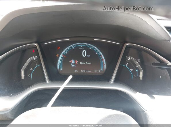 2HGFC1F81HH645625 2017 HONDA CIVIC Silver Հետևի նստատեղերի տեսք