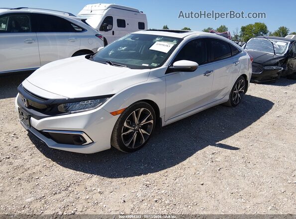 2HGFC1F99LH680446 2020 HONDA CIVIC White Przód lewy