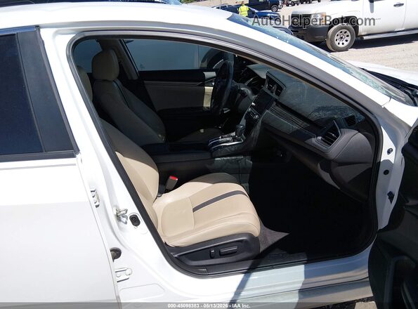 2HGFC1F99LH680446 2020 HONDA CIVIC White Widok wnętrza z przodu